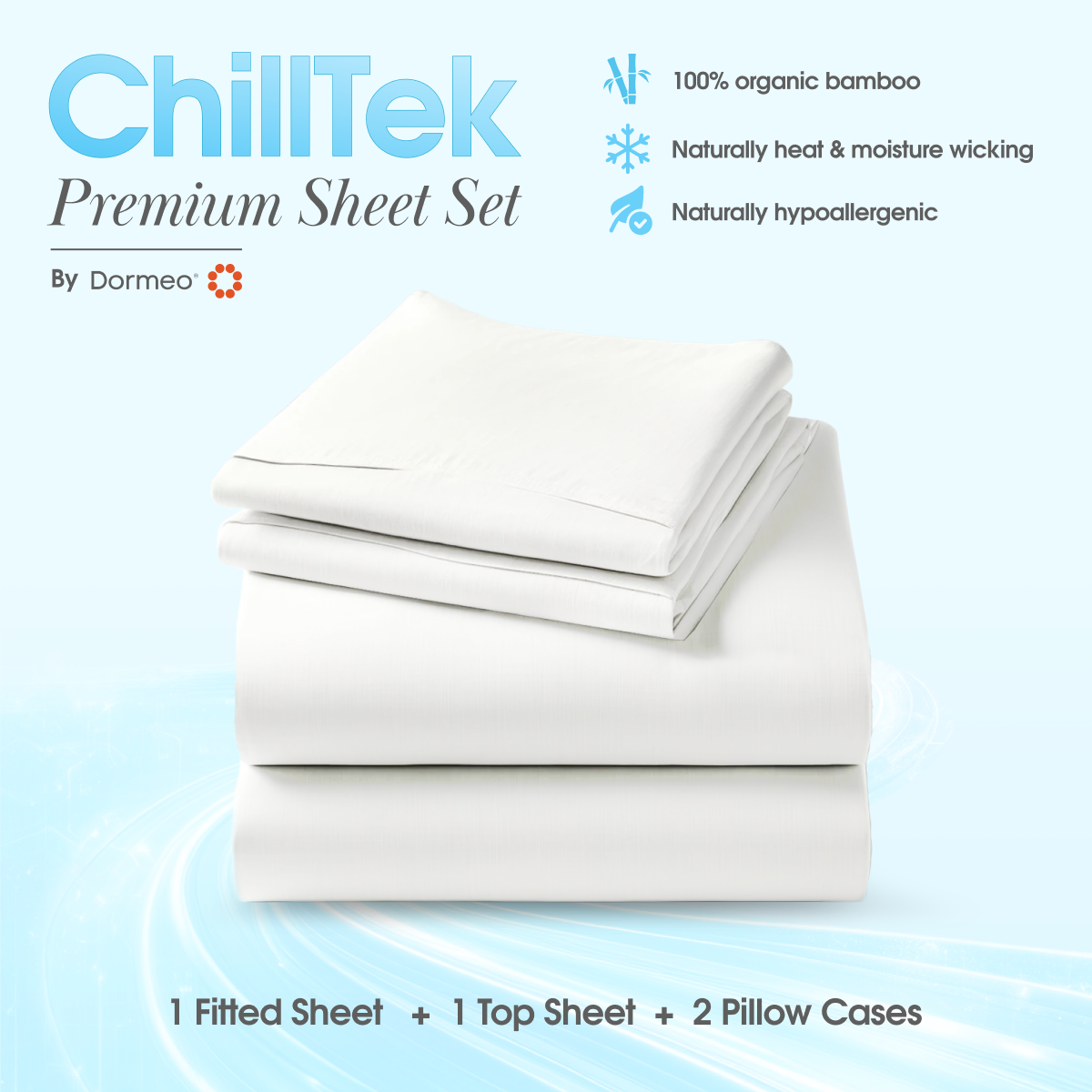 The ChillTek Premium Sheet Set by Dormeo®