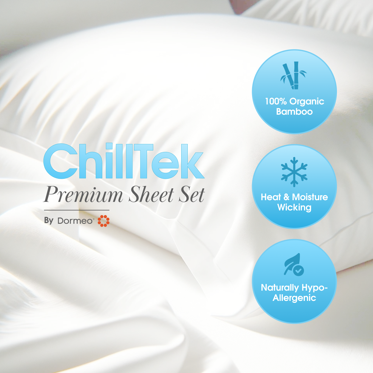 The ChillTek Premium Sheet Set by Dormeo® - 50% off